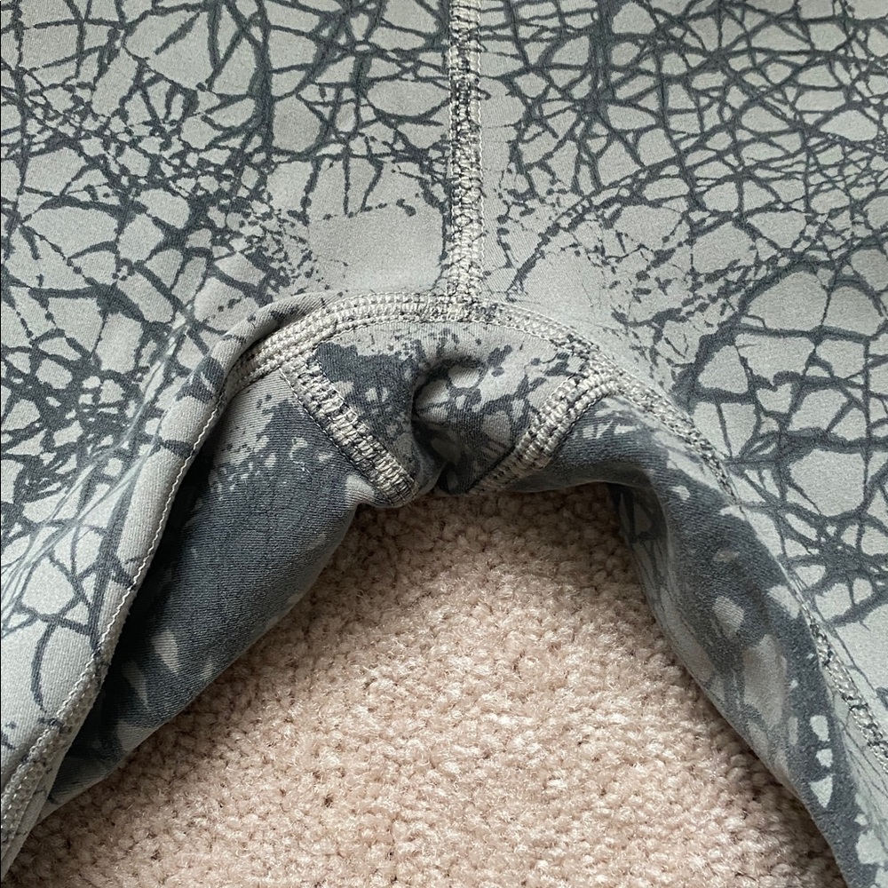 Lululemon Wunder Train High-Rise Tight 25"  Rover Black Crackle Print Sz 6 - Picture 5 of 10